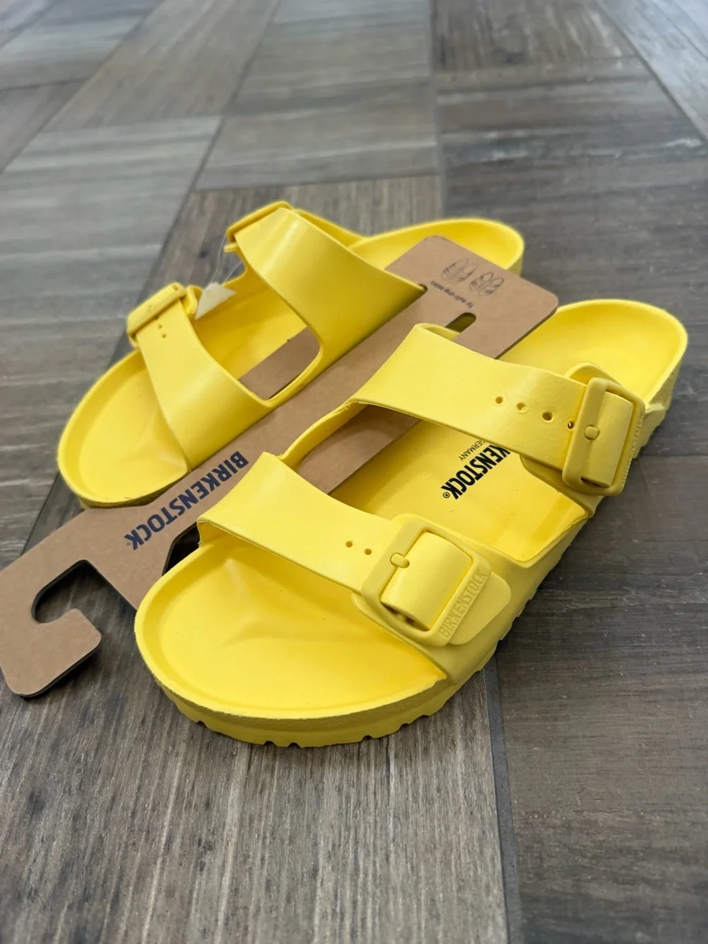 Birkenstock Arizona EVA Bright Yellow size Men’s 10